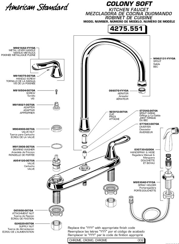 Parts Of A Faucet Diagram